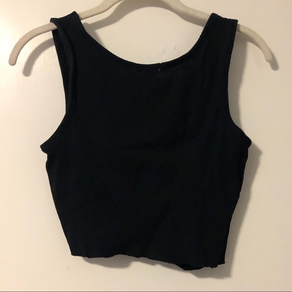 distressed black tank - Picture 2 of 6